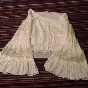 Frayed Lace Festival Top